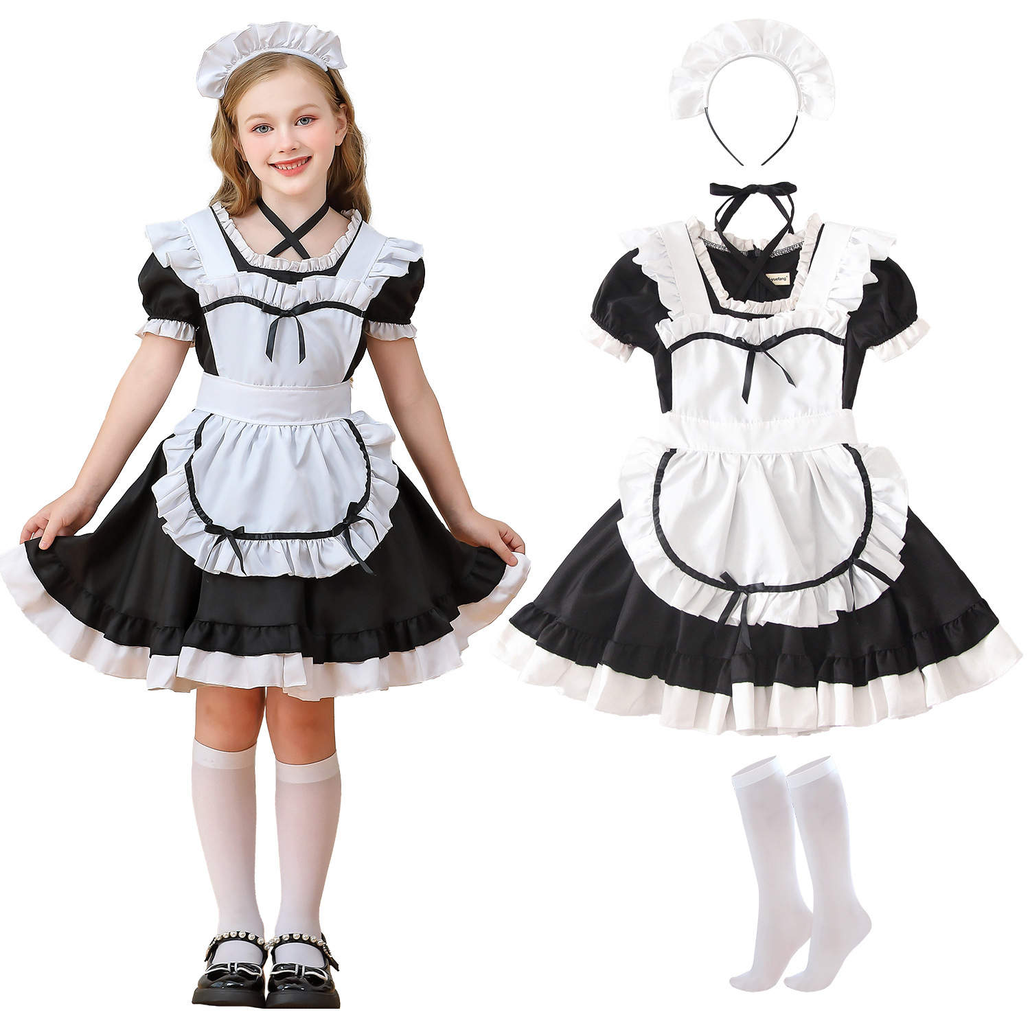 Baby Clothing Sizes - Hizmetçi Cosplay Lolita kostüm kızlar için