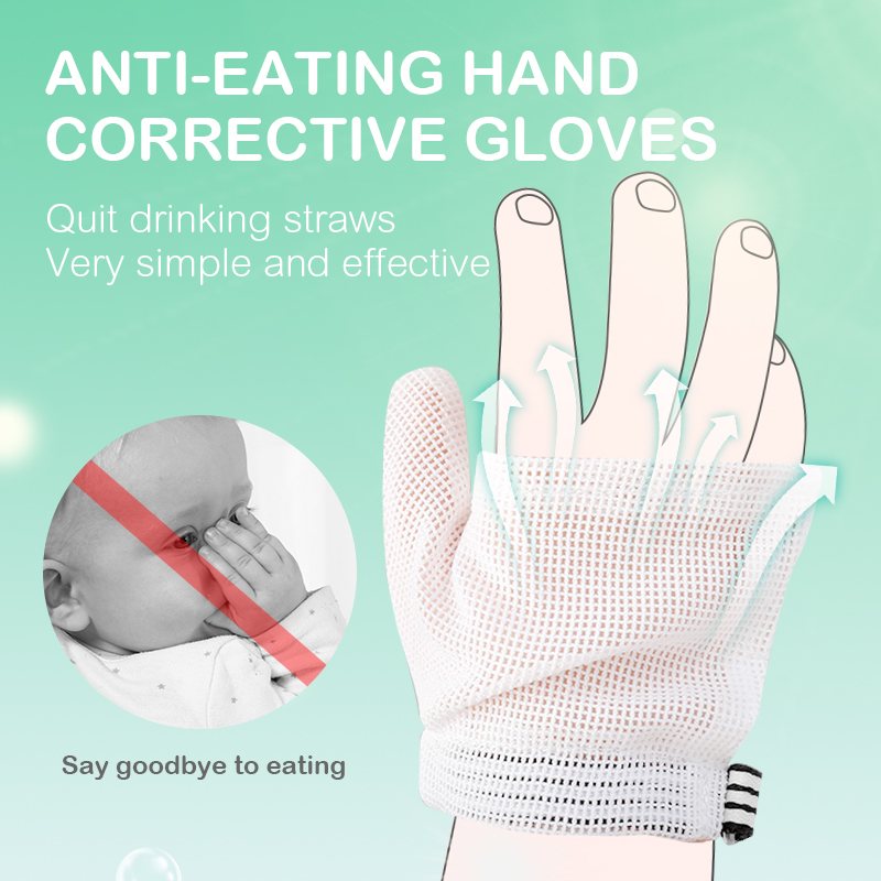 Baby Mittens Scratch - Bebek Anti-yemek eldivenler nefes Net yenidoğan