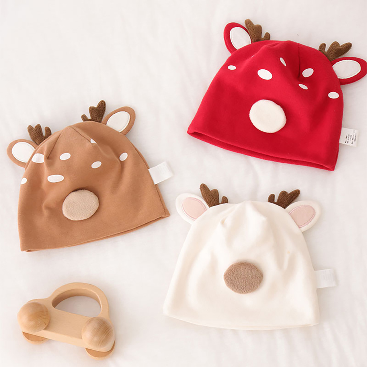 Baby Hat Beanie - Sevimli Küçük Geyik Bebek Fetal Şapka