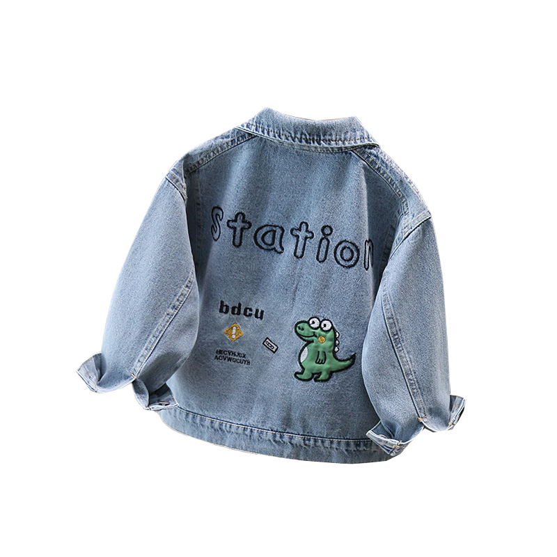 Baby Clothing Sizes - Sevimli Tarzı Bebek Çocuk Denim Ceket