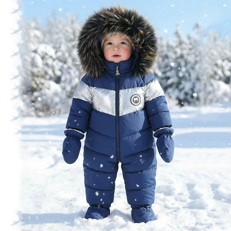 Baby Clothing Sets Boy - Kış Yenidoğan Bebek Romper Eldiven Ile