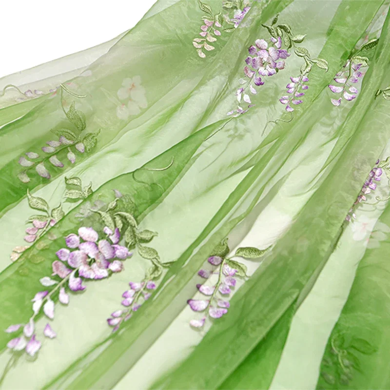 Baby Clothing Designer - Wisteria Nakış Kumaş DIY Hanfu Antik