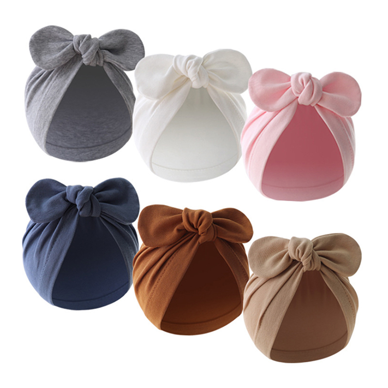 Baby Hat Beanie - Sevimli tavşan kulaklar bebek türban şapka