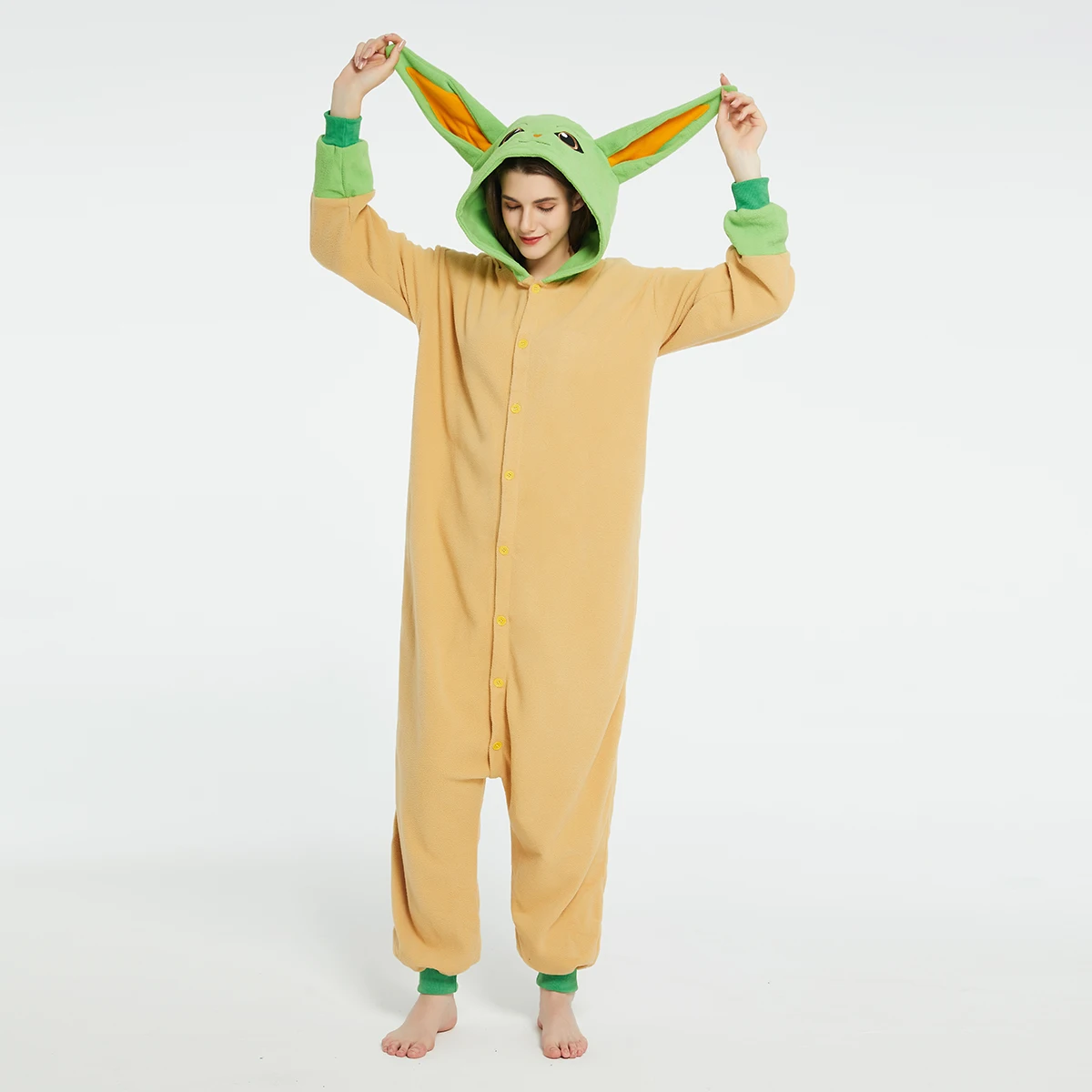 Yetişkinler Yoda Bebek Grogu O - Romper Onesie Baby incelemesi ve fiyatı