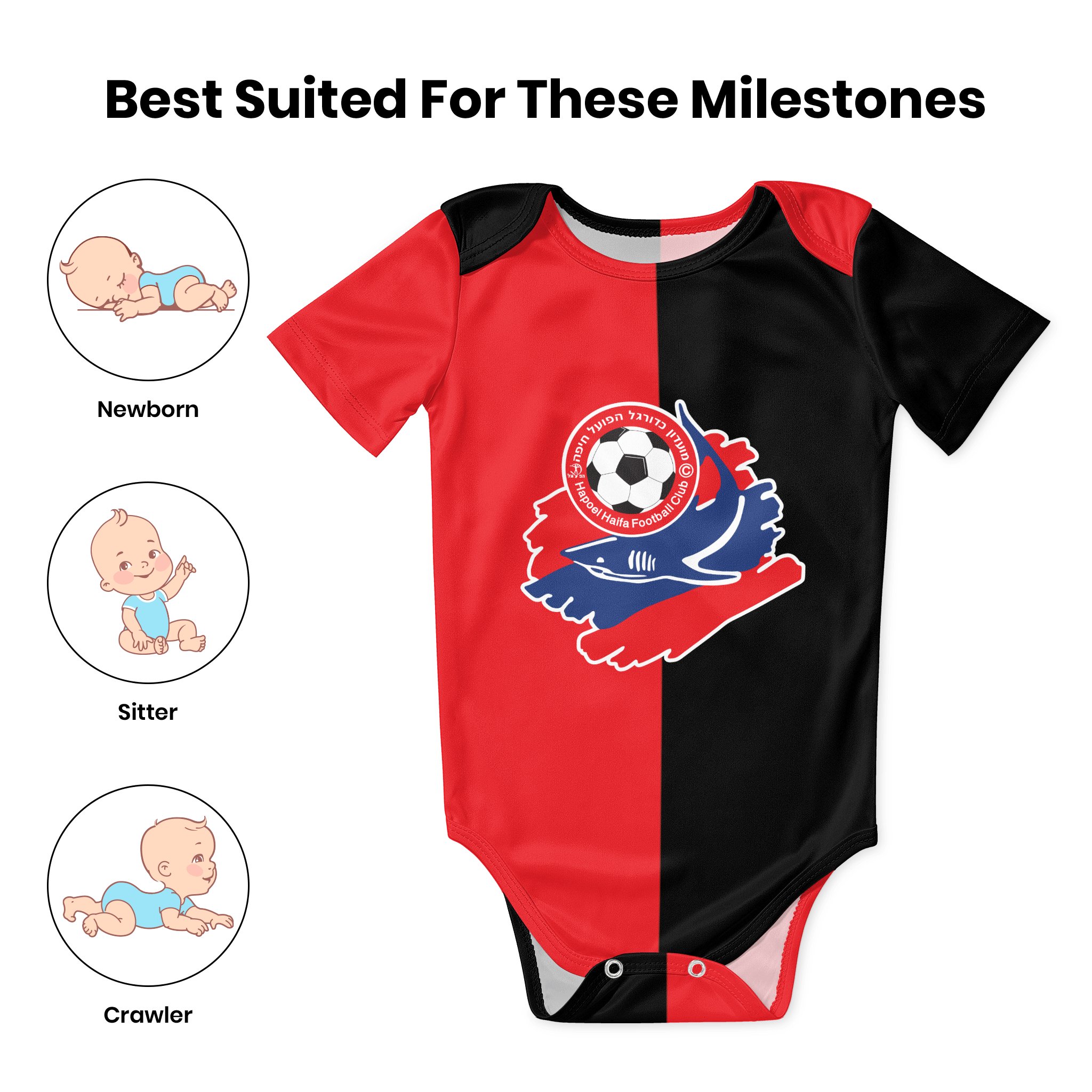 Hapoel Haifa bebek Bodysuit Un - Romper Onesie Baby incelemesi ve fiyatı