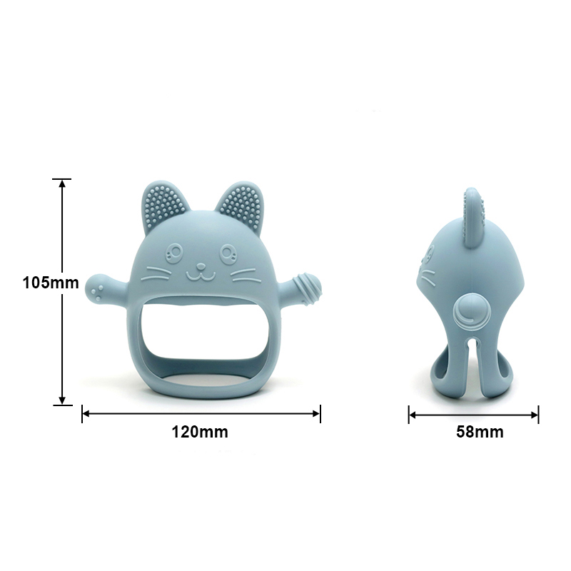 1 adet bebek silikon diş kaşıy - Baby Mittens Scratch incelemesi ve fiyatı