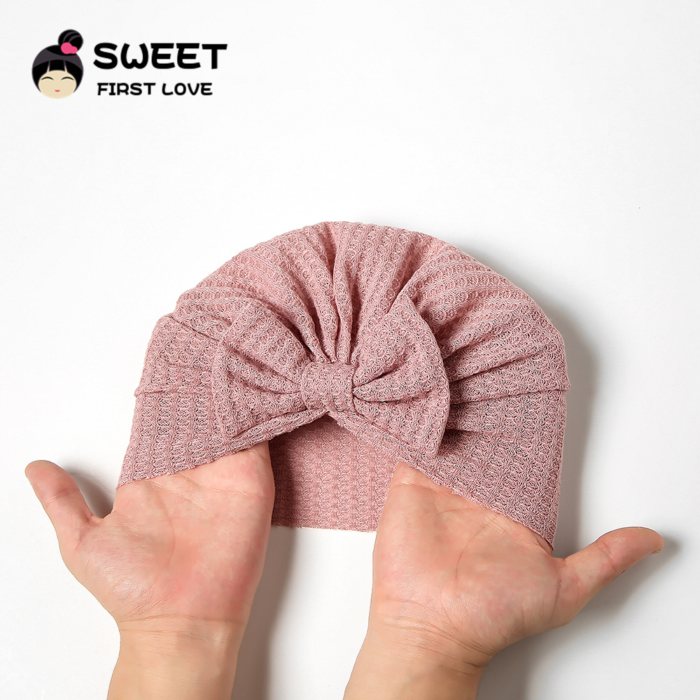 Waffle Bowknot yeni doğan bebe - Baby Hat Beanie incelemesi ve fiyatı